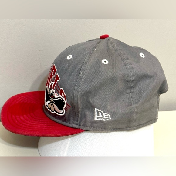 Vtg New Era 9fifty NCAA UNLV Las Vegas REBELS Snap Back Flat Brim Hat OSFM - Picture 2 of 9